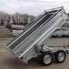 Remolque basculante de alta resistencia Lider, PTAC 1500 kg, ejes dobles con freno nuevos