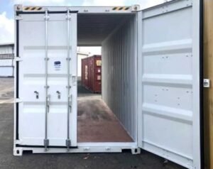 Contenedor de envío de doble puerta de 20 pies