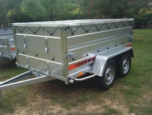 Remolque portaequipajes Boro de 2 ejes y 750 kg: Conducir sin carnet electrónico