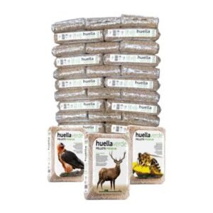 Palet de 77 sacos de pellet Huella Verde A1+